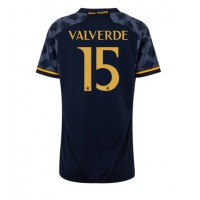 Koszulka piłkarska Real Madrid Federico Valverde #15 Strój wyjazdowy dla kobiety 2023-24 tanio Krótki Rękaw